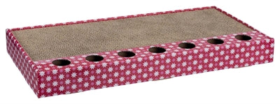 Trixie Krabplank Karton Met Balletjes Roze