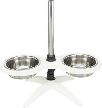 Trixie Voerstandaard Hondenbar Melamine / Rvs Wit