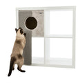 Trixie Kattenmand Voor Kasten Met Krabplank Grijs