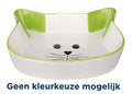 Trixie Voerbak / Waterbak Kattenhoofd Met Gezicht Keramiek  Assorti