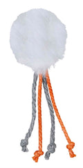 Trixie Bal Met Touwtjes Pluche Met Kattenmunt Assorti