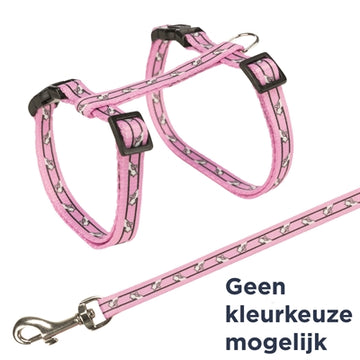 Trixie Kattentuig Met Riem Kattenmotief Assorti