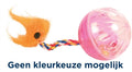Trixie Set Ratelballen Met Staart Kunststof Assorti