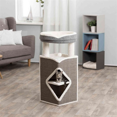 Trixie Cat Tower Arma Grijs / Wit