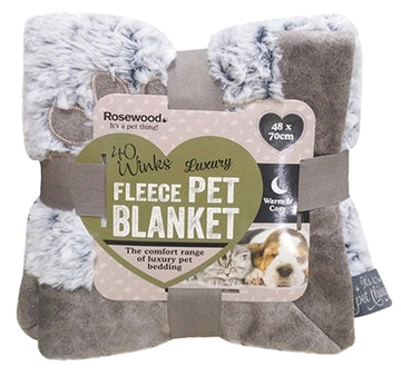 Rosewood Luxury Fleece Deken