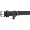 Trixie Halsband Hond Rustic Vetleer Grijs