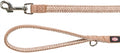 Trixie Hondenriem Boho Ruiten Premium Met Neopreen Karamel