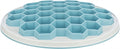 Trixie Slowfeeding Plaathive Kunststof / Tpr / Tpe Grijs / Blauw