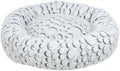 Trixie Hondenmand Mila Rond Pluche Wit / Grijs