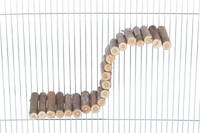 Trixie Hangbrug Met Schroefbevestiging Schorshout Naturel Voor Muizen