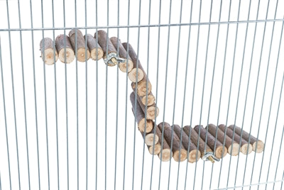 Trixie Hangbrug Met Schroefbevestiging Schorshout Naturel Voor Muizen