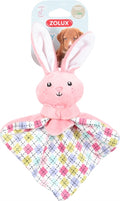 Zolux Puppy Tiny Pluche Konijn Knuffeldoekje Roze