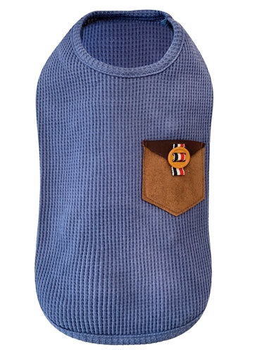 Croci T-Shirt Hond Top Chic Blauw
