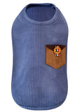 Croci T-Shirt Hond Top Chic Blauw