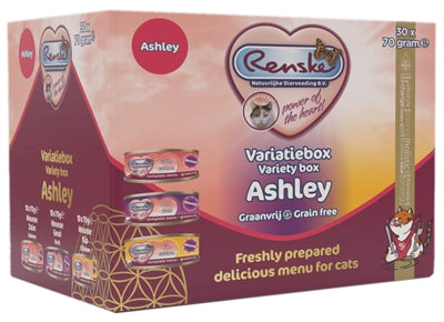 Renske Vers Mousse Kat Variatiebox Ashley Zalm / Eend / Kip Graanvrij