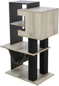 Trixie Citystyle Krabpaal Grijs / Zwart