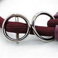Morso Half Slip Halsband Hond Soft Rope Gerecycled Plum Paars