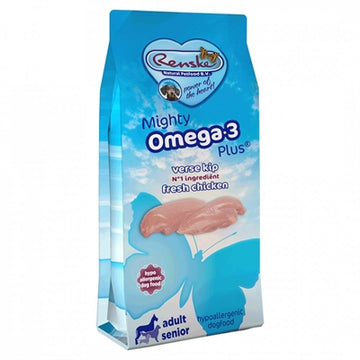 Renske Mighty Omega Plus Adult/Senior Kip/Rijst Hypoallergeen